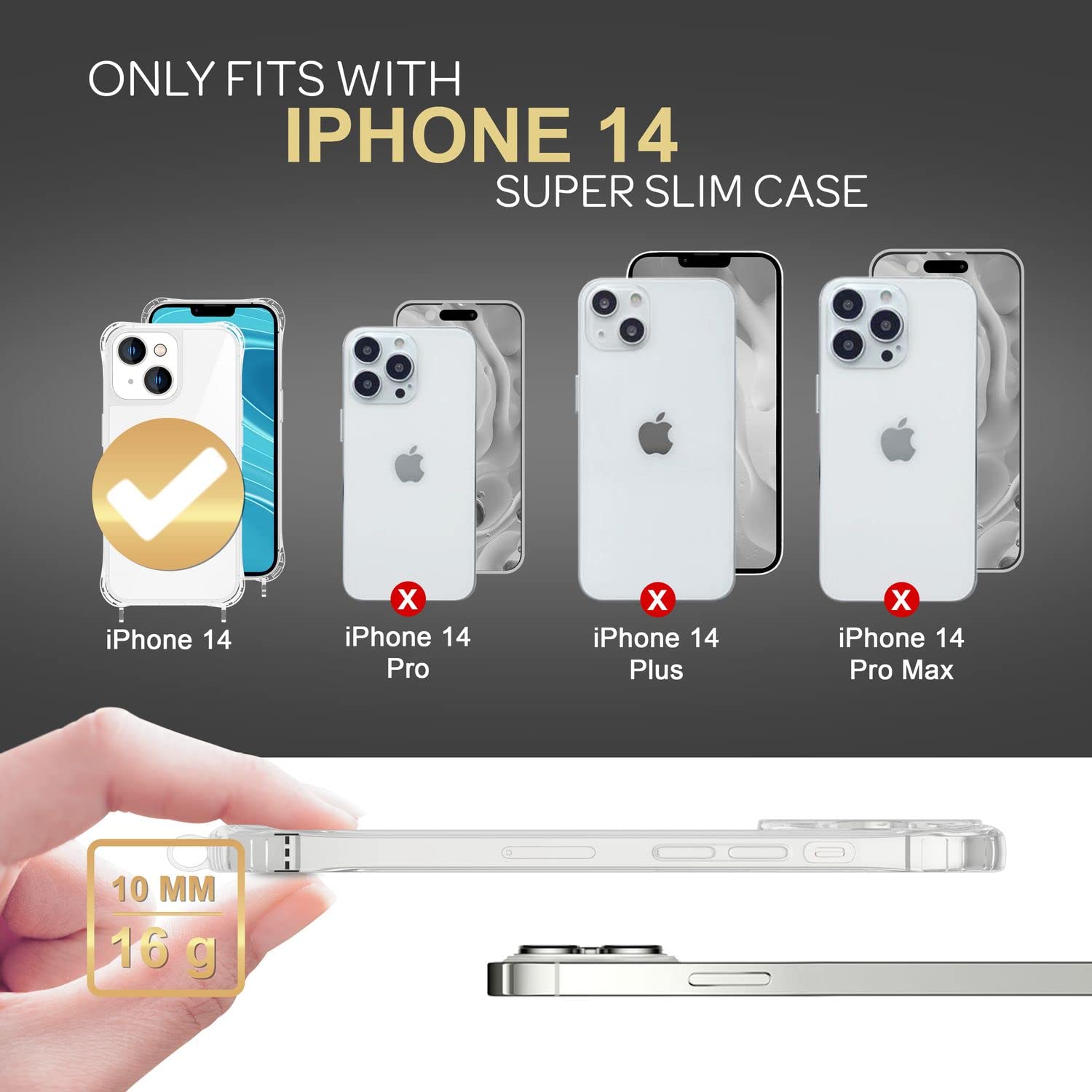 Cover Ibrida Compatibile con iPhone 13 in Silicone TPU Ultra