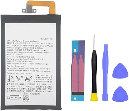 Pattaya New Replacement Battery BAT-63108-003 Compatible with BAT-63108-003 Keyone DK70 DTEK70