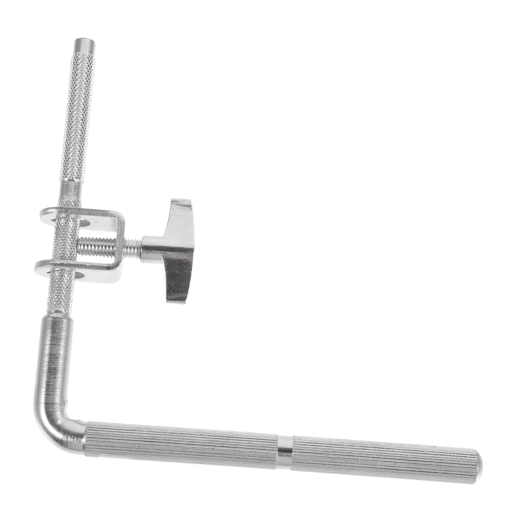 BESTonZON Drum Cowbell Clip Extension Clip for Percussion Metal Cowbell Mount Easy Install Bracket for Drum Set