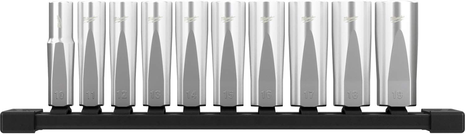 MILWAUKEE 3/8" Drive 10PC DEEP Well Socket (48-22-9505)