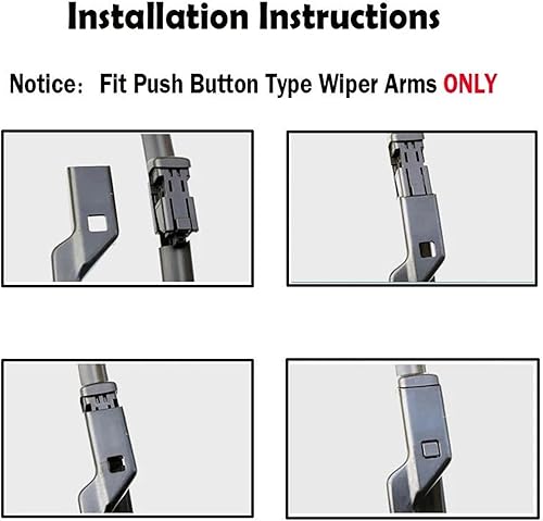 Miniatura 8 de Windshield Wipers Front & Rear Wiper Blades Set For Opel Zafira Tourer C 2012-2020 30"+28"+14" Car Windshield Wipers