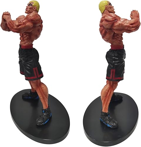 Miniatura 4 de Figura de anime de Jack de 8.7 in, figura de acción de Baki, figura de acción de galleta, cuerpo constructor, figura masculina coleccionable