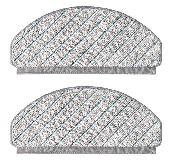 Image of Replenishment Kit, Replacement Parts Compatible with Ecovacs N20 Pro /N20 Robot, 2-Pack Wet Mop Pads Compatible with Ecovacs Deebot N20 - Reusable Microfiber Cleaning Cloths (N-20 Mop)