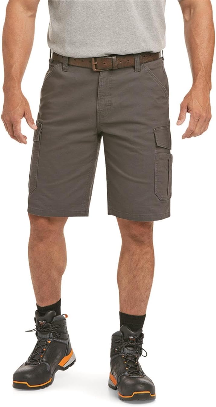 ARIAT Men's Rebar DuraStretch Made Tough Cargo 11" Short