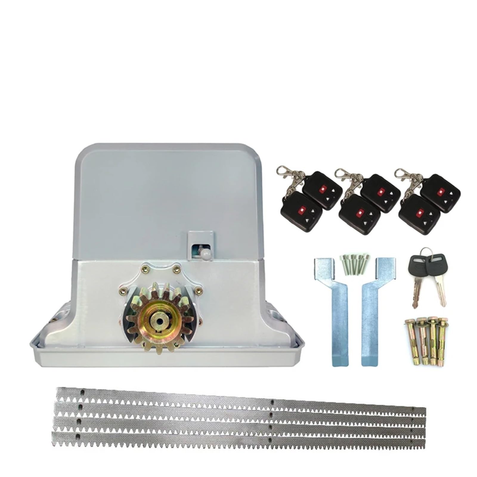 1800KGS Automatic Sliding Gate Operator of AC220V/110V Motor As Door Closer Gate Motor Engine(Sensor,Button,lamp, Optional) Pack(Kit3)