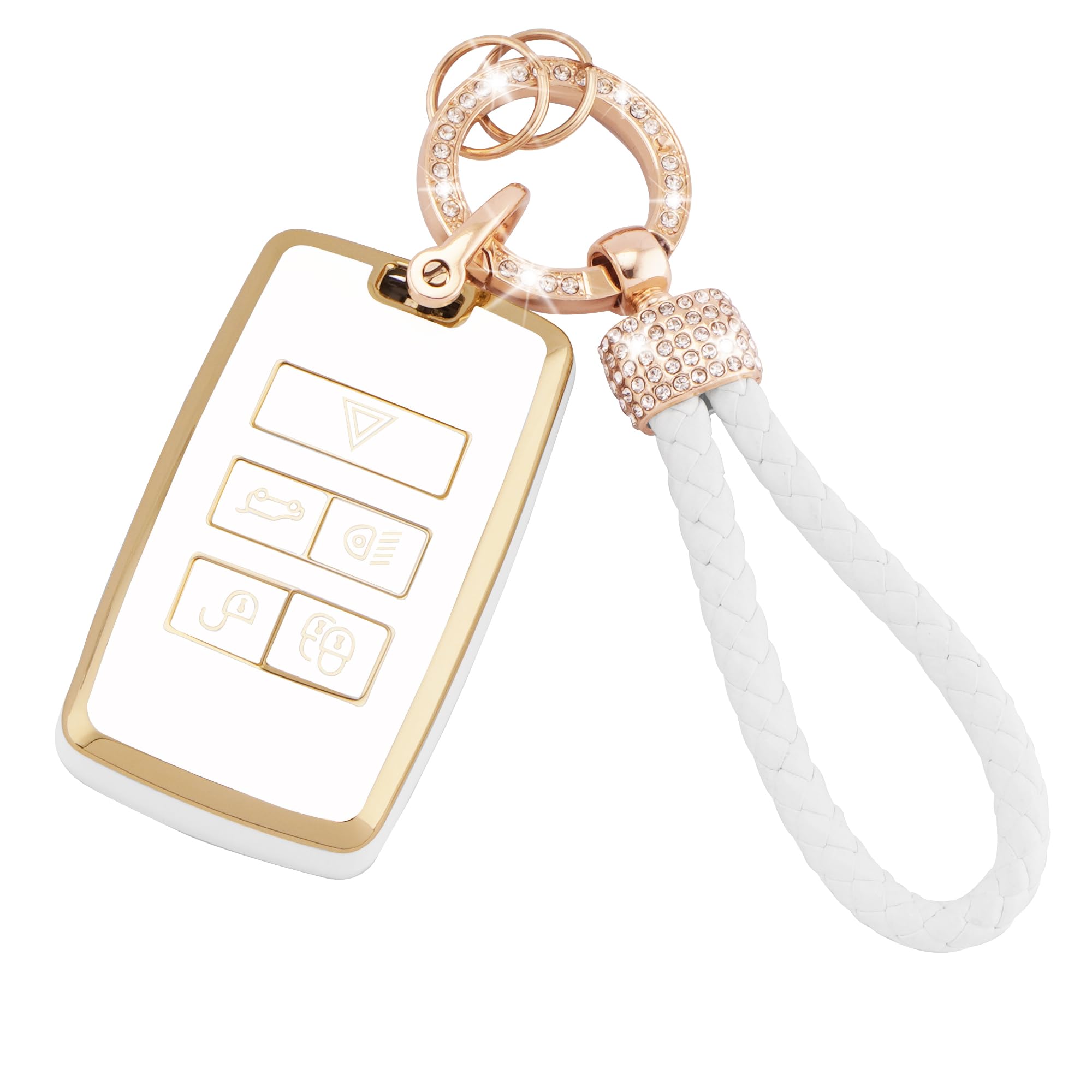 Car Key Fob Case Fit for Peugeot 107 207 307 307S 308 407 607 807 3008 5008 Citroen C2 C3 C4 C5 C6 C8 Xsara 2 Buttons Flip Folding Key Case Shell with Leather Keychain Lanyard (BP-Pgt-2F) — view 14