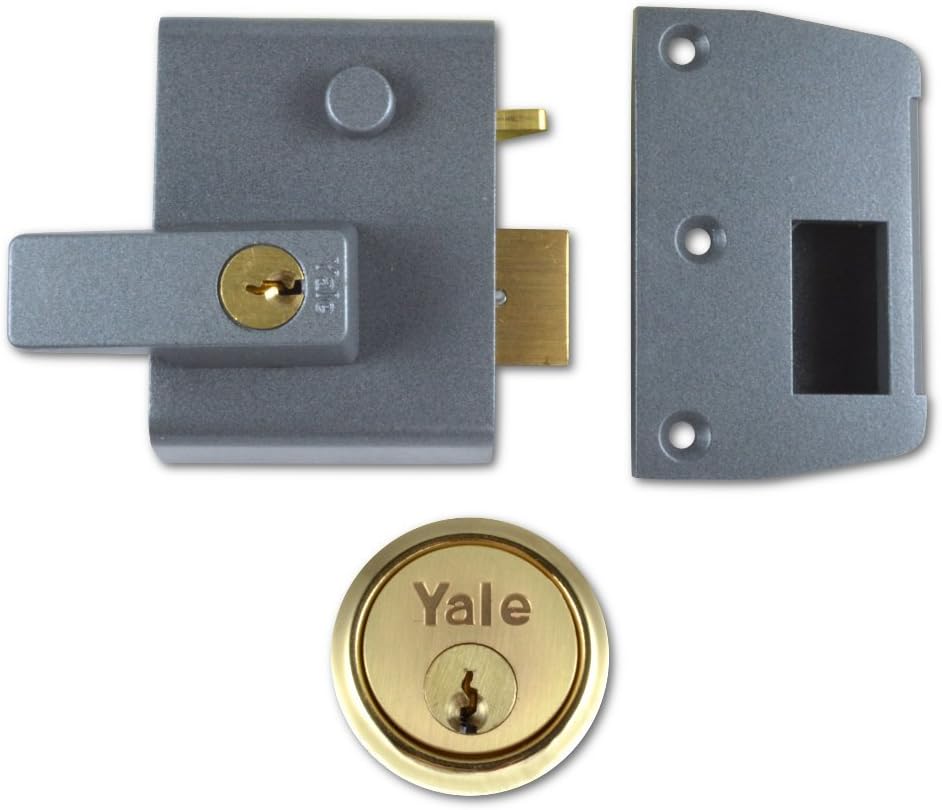 One-Day Sale: Up to 50% Off Yale P-2-DMG-PB-40 - Double Locking Nightlatch - 40mm - Dark Metallic Finish - High Security can be Locked from Inside with Key Weekly Top Sale Yale P-2-DMG-PB-40 - Double Locking Nightlatch - 40mm - Dark Metallic Finish - High Security can be Locked from Inside with Key