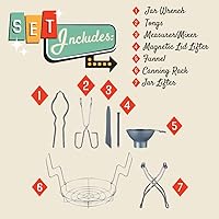 Vista 2 de Concord Kit de iniciación de acero inoxidable de 7 piezas con estante. Sin óxido, estabilidad adicional. Paquetes a granel (juego de lata)