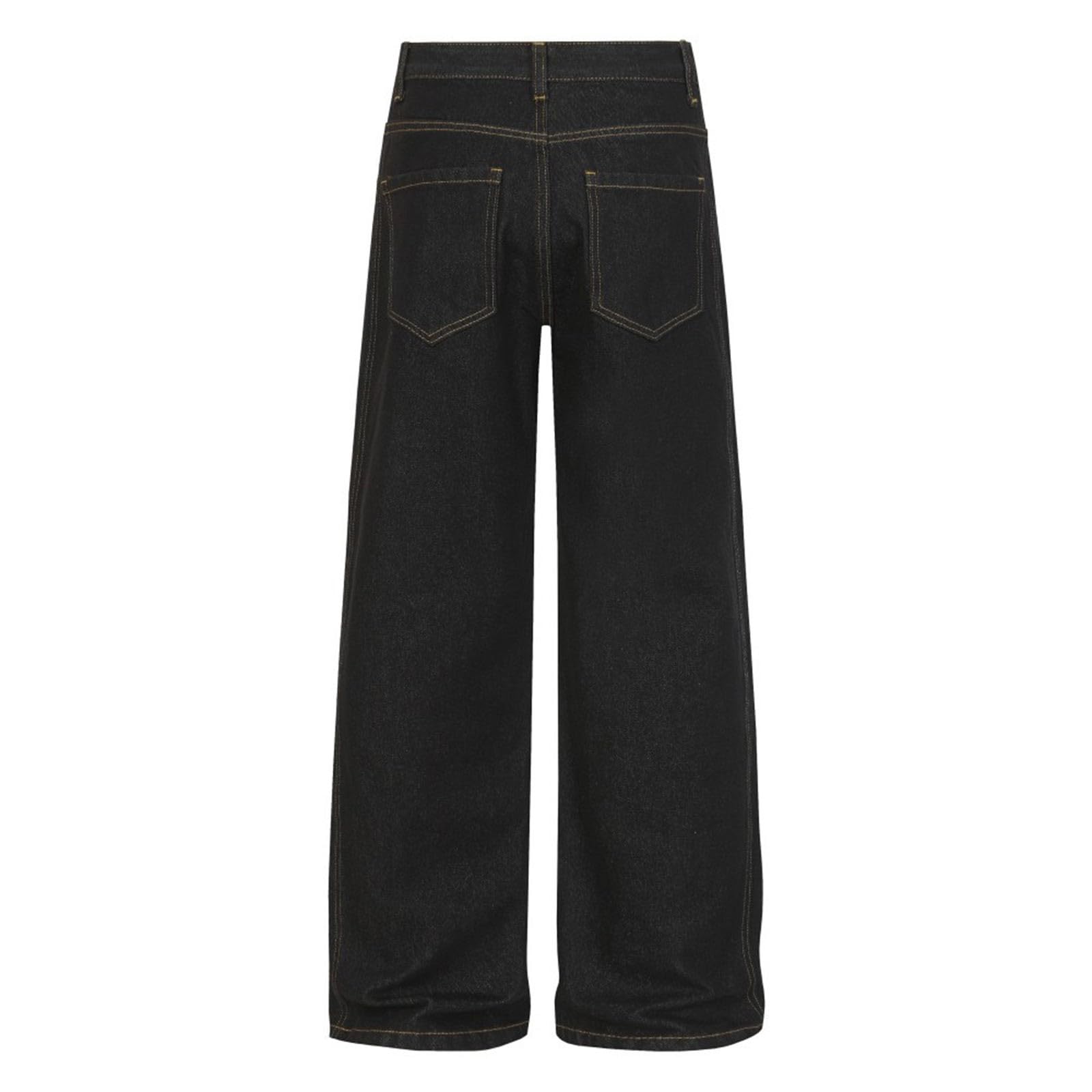 Jeans da ragazzo, dritti elasticizzati, Y2K, svasati, vestibilità comoda, per il tempo libero, casual, a vita alta, elasticizzati, in denim, da lavoro, streetwear per ragazzi