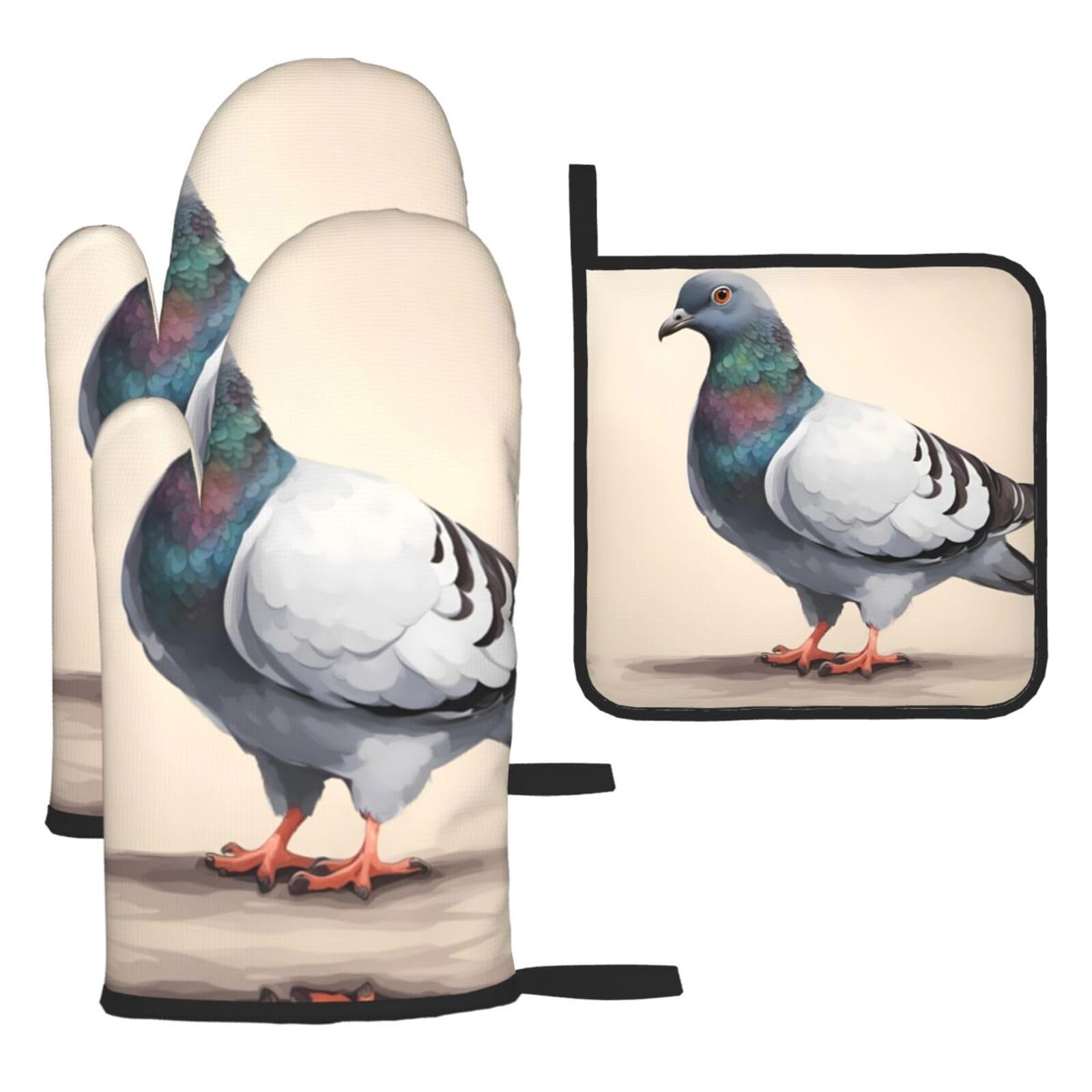 Gants de cuisine durables et imperméables anti-brûlure pigeon