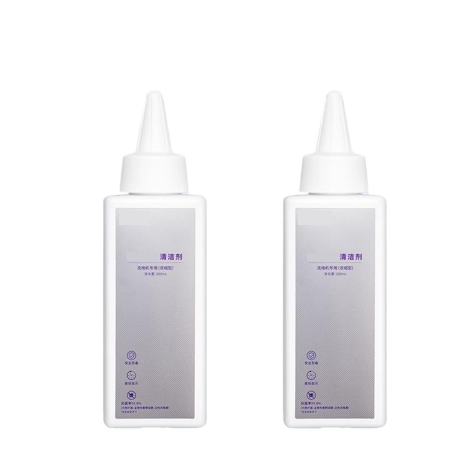 Líquido, compatible con Narwal, solución de limpieza de pisos for detergente al vacío en seco y húmedo S30 Pro S30 S20 Pro (200 ml) | 2 pcs
