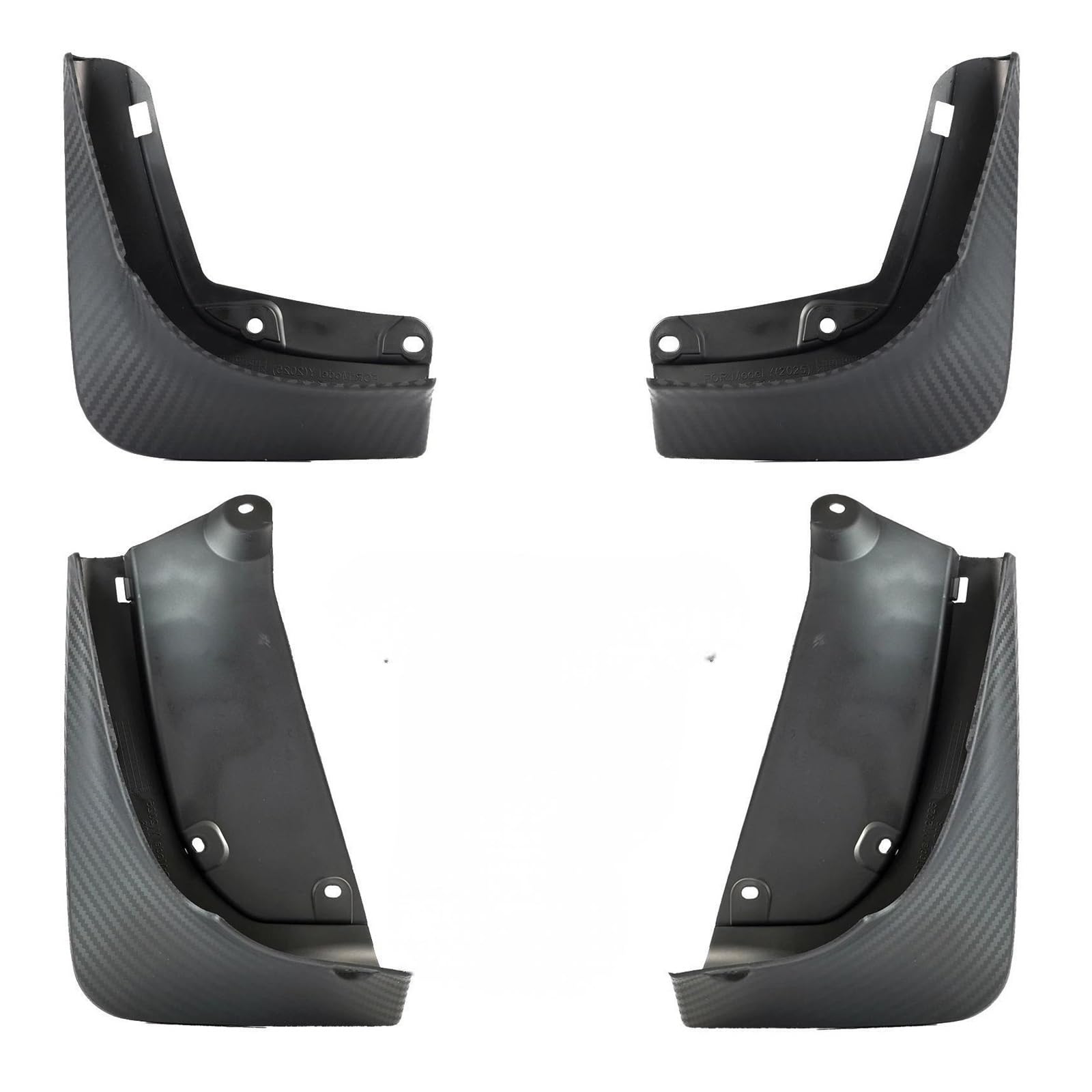 Guardabarros para coche Tesla Model Y en rutas de invierno 8