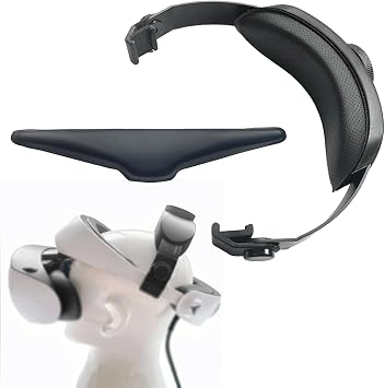 Adjustable Head Strap and Forehead Cushion Pad for VR2 Headset, Comfort Over Head Strap for VR2 Balances Head Pressure Accessories Compatible for VR2