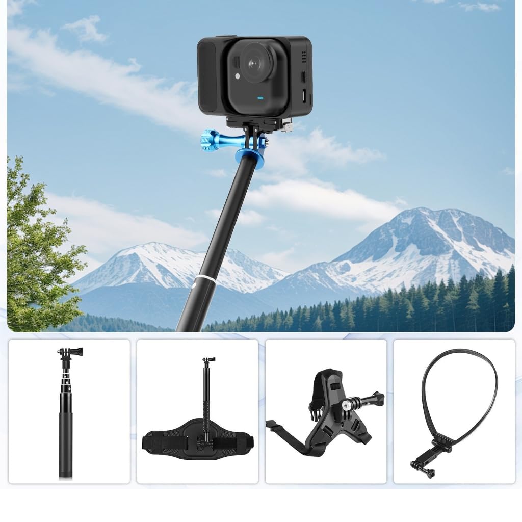 Adattatore magnetico per treppiedi a vite da 1/4", installazione rapida e stoccaggio compatto