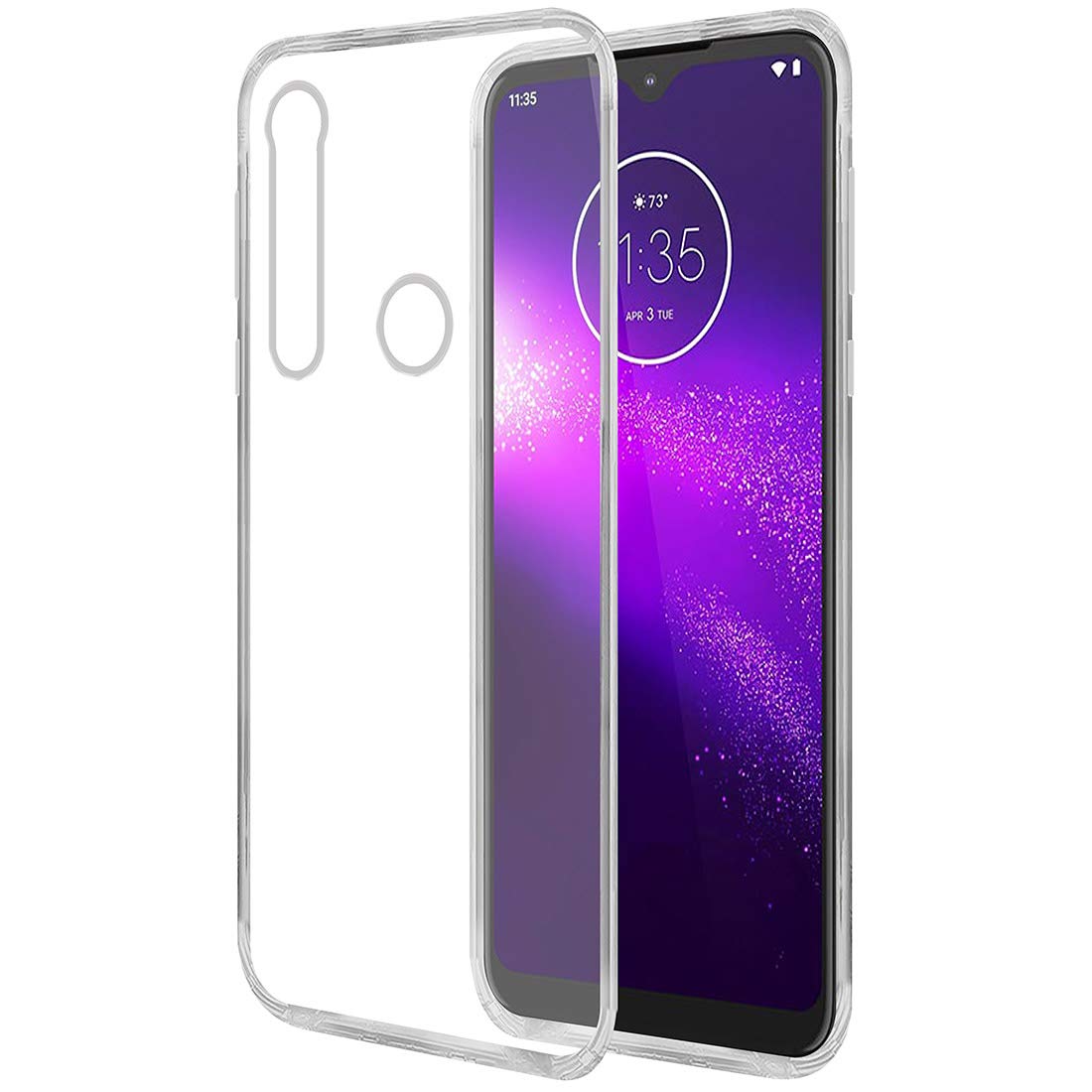 Amazon Brand - Solimo Mobile Cover for Motorola One Macro (Soft & Flexible Back Case), Transparent (B083PD4V25) Amazon Price History, Amazon Price Tracker