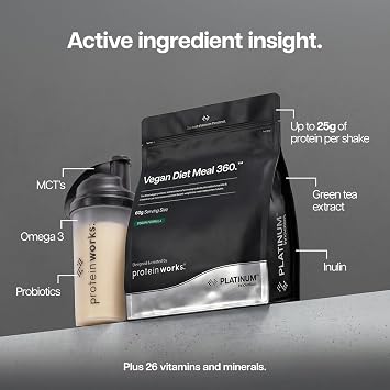 Protein Works - Vegan Diet Meal Replacement Extreme | Plant Based Meal Replacement Shake | Added Vitamins | Aids Weight Loss | 33 Servings | Vanilla Crème | 2kg