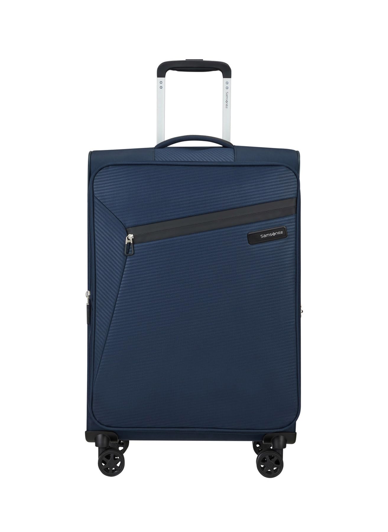 Samsonite Litebeam - Spinner M, Valigia Espandibile, Blu (Midnight Blue), Spinner 66 cm