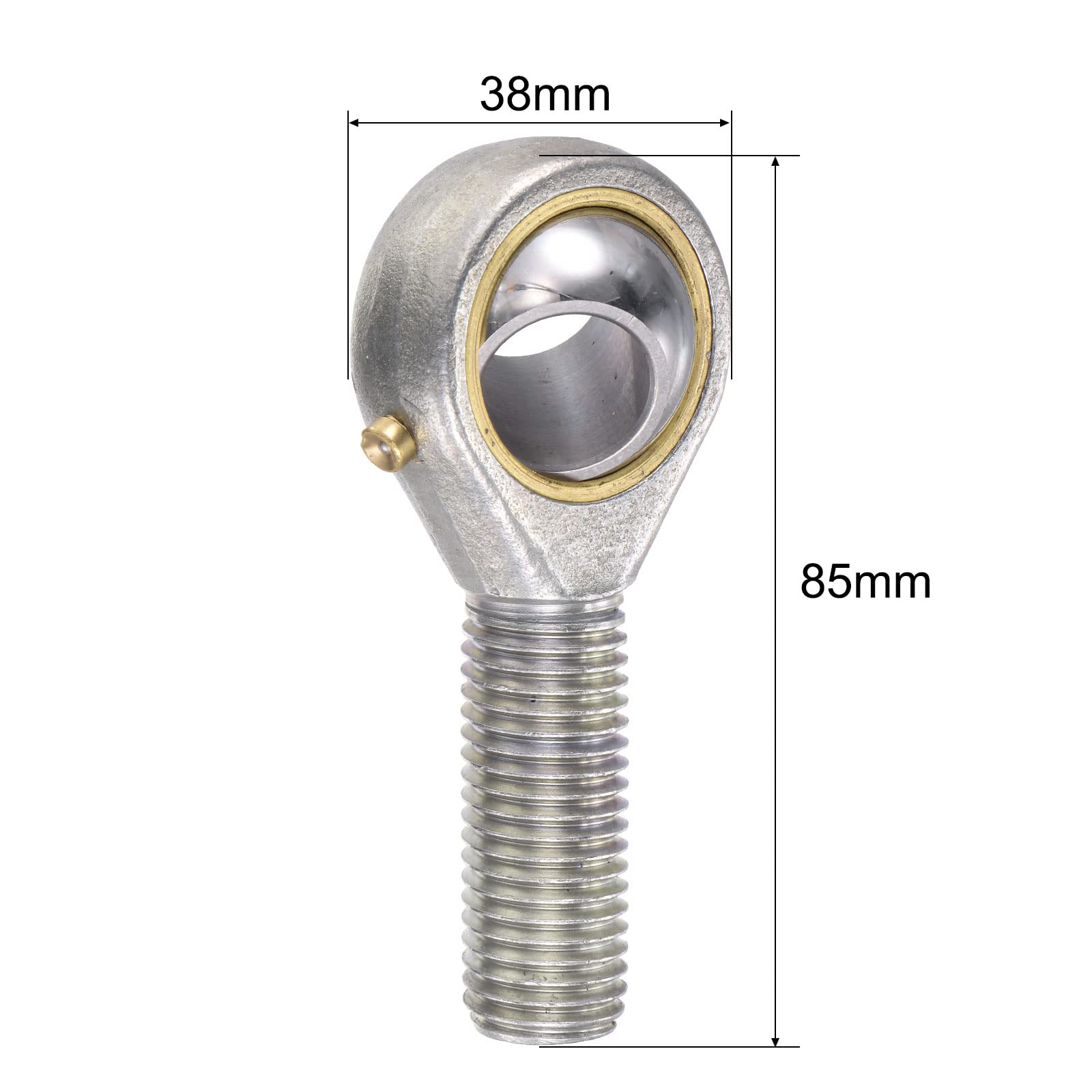 Snowtain 6Pcs Embout Roulement à Rotule à Billes Interne M8,Roulement D' Extrémité De Tige Fish Eye Extrémité Rod Roulements Liner Performance Rod End For Accessoires Machine