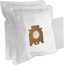 MohMus 10 Microfibre Vacuum Cleaner Bags for Miele S230, S233, S251i, S290, S291/ S300i, S311i, S321i, S324i, S326i, S371, S381, S512, S700, S711, S712, S766 2, S77 1 x