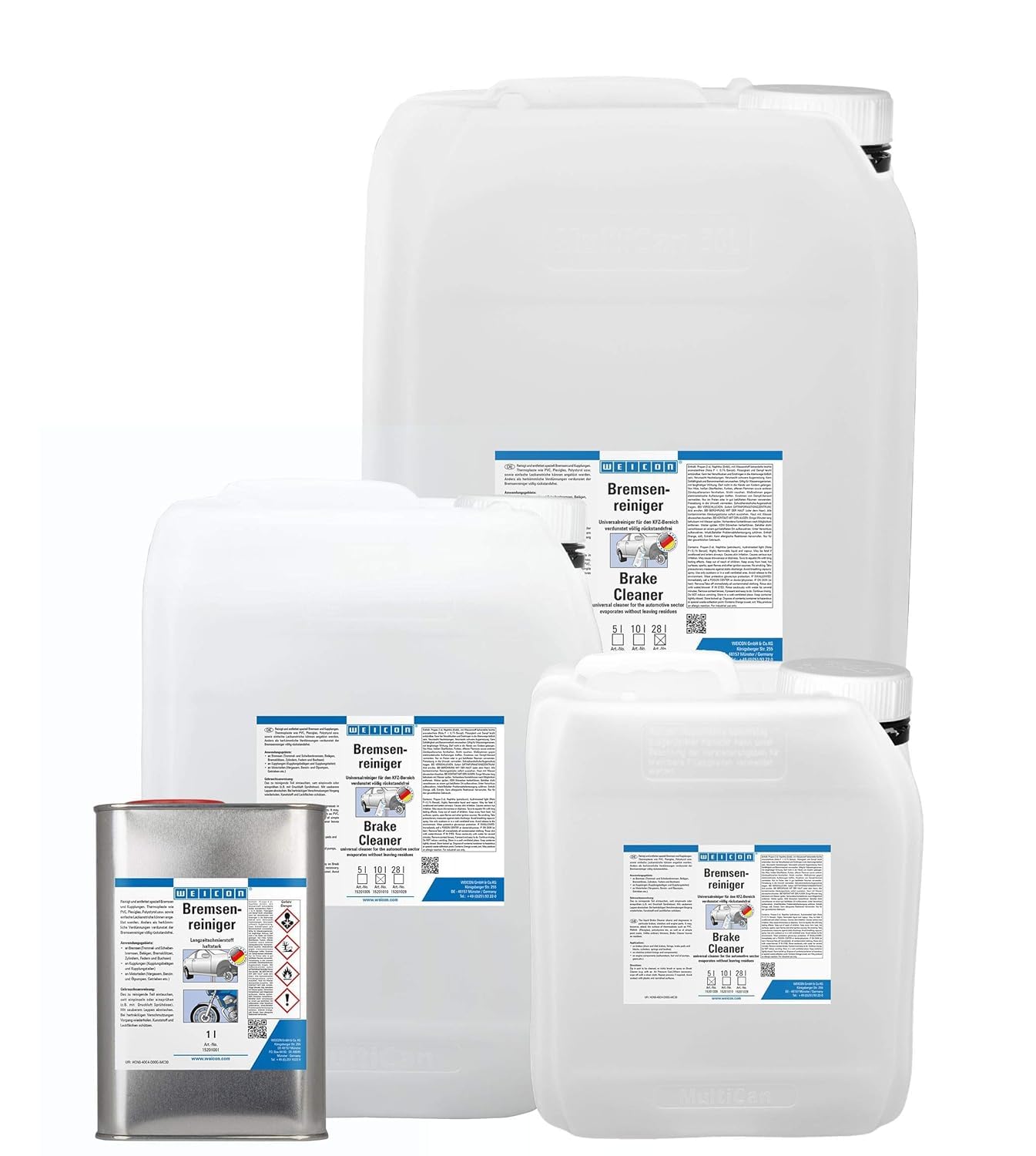 WEICON Detergente per freni 28 L Detergente universale per auto/moto incolore