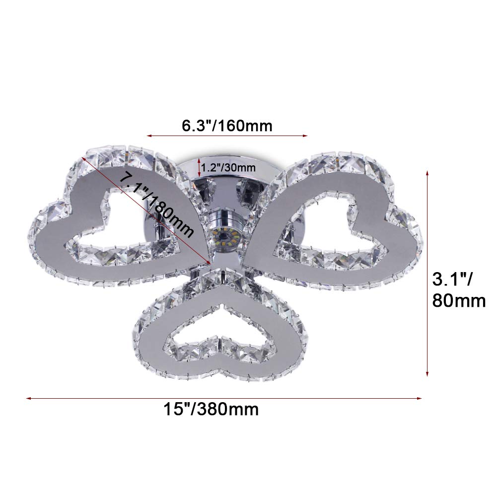 Lampadario LED Moderno A 3 Anelli - Dimmerabile, In Cristallo E Acciaio, Per Soggiorno E Camera - Foto 7