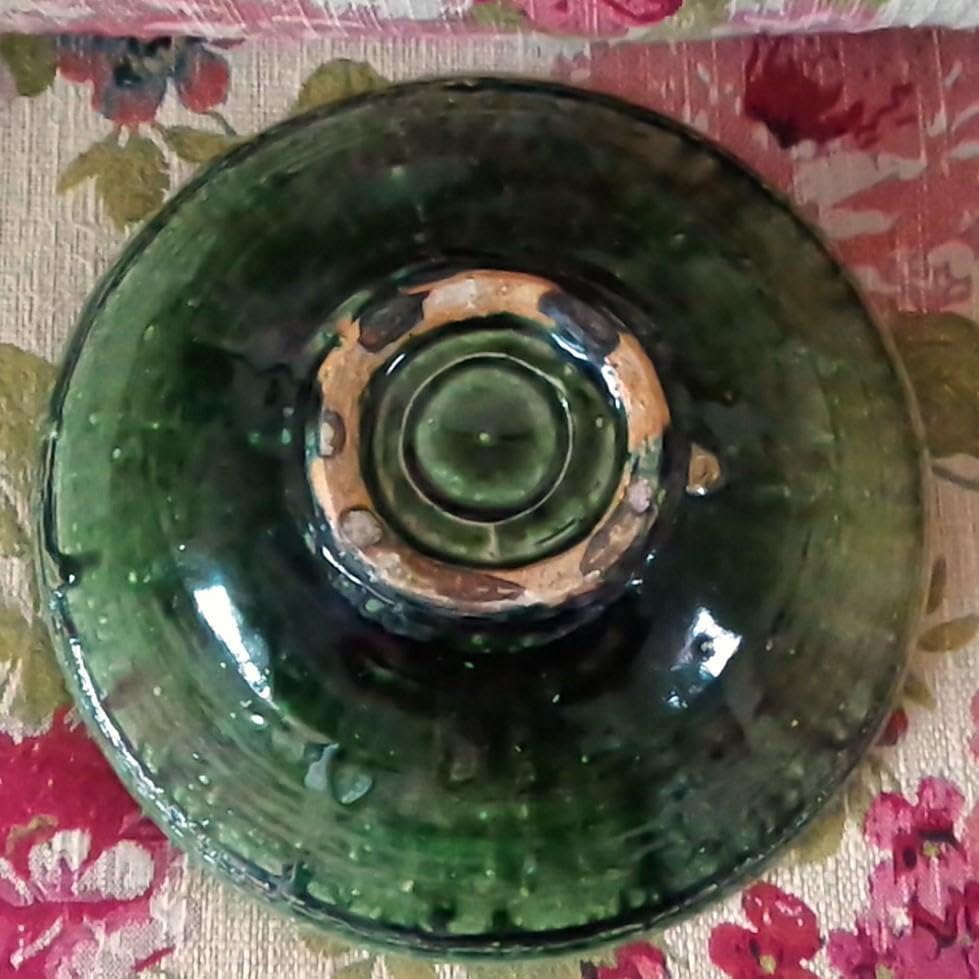 作家さん 織部大鉢 盛皿 新品 作家さんの織部大鉢・盛皿