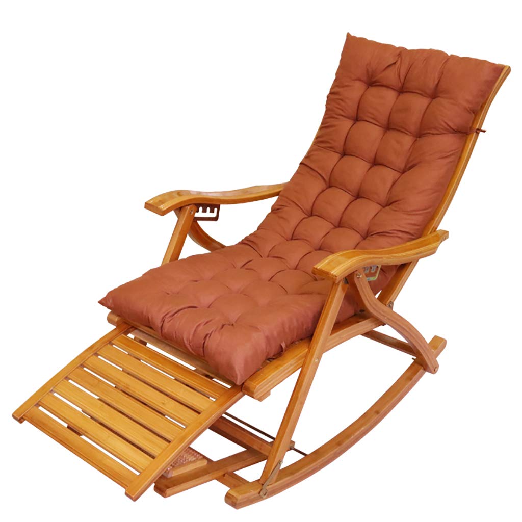 Chaise à bascule d'extérieur pliable pour adulte avec fauteuil de jardin zéro gravité