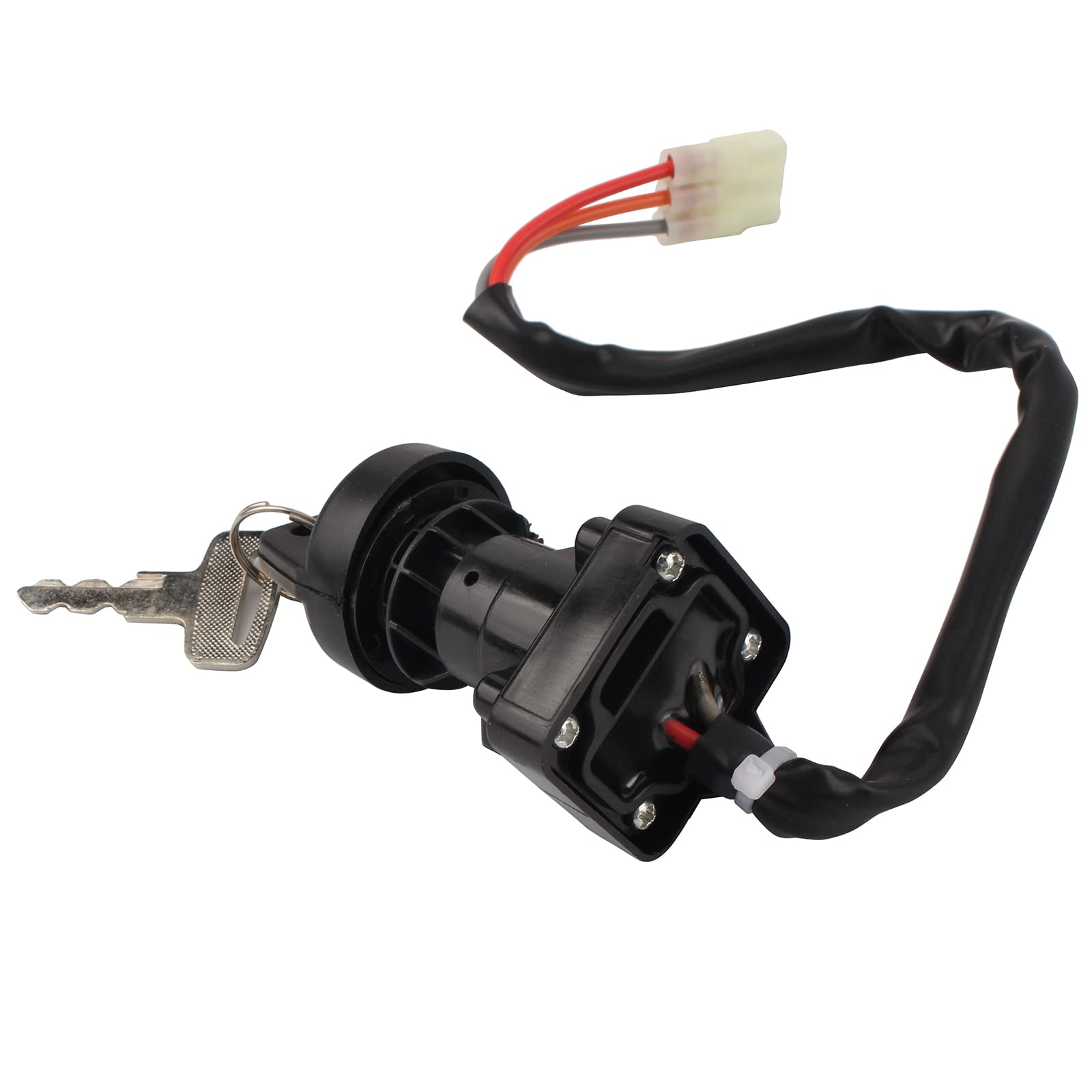 Ignition Key Switch Motorcycle Supply Wires Scooter Kart Electric Lock Small Per - Foto 5