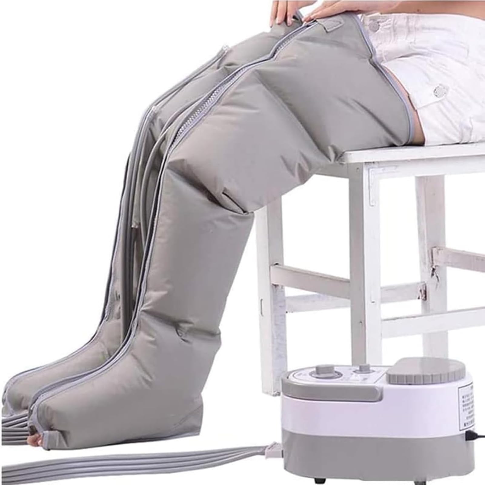 Masseur de jambe relaxation musculaire après le sport et le travail