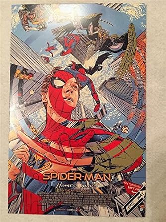 MARVEL SPIDER-MAN HOMECOMING 11"x17" Original Promo Movie Poster Mondo Cinemark Martin Ansin