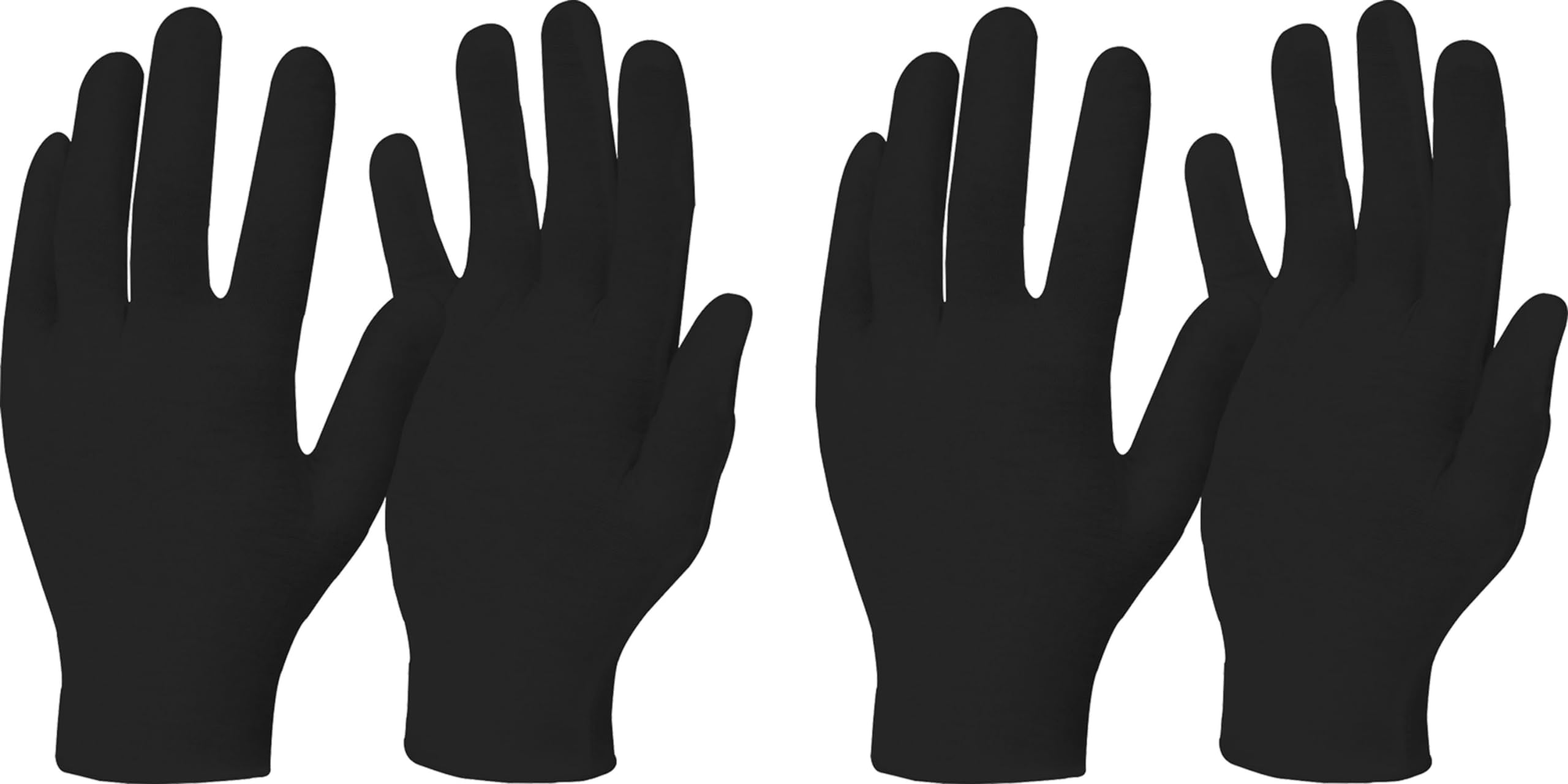 Men & Women's Cotton Black-Black Combo Free Size Glove for Gym, Running, Cricket, Tennis, Basketball, & Outdoor Activities Pack of 2 Pairs-image-47