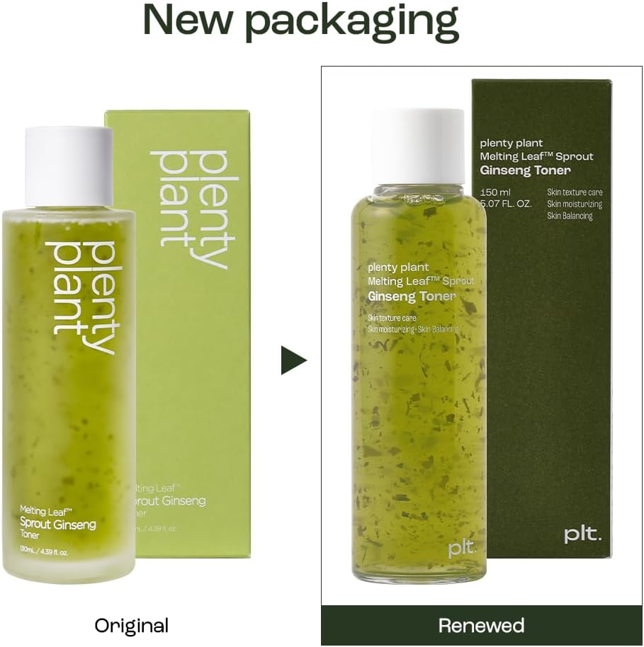 Plentyplant Melting Sprout Ginseng Face Toner, Beauty of Ginseng Essence Water Hydrating Face Toner for Oily and Aging Skin, Korean Moisturizing Skin Care for Men and Women 150ml, 5 fl.oz - Image 5