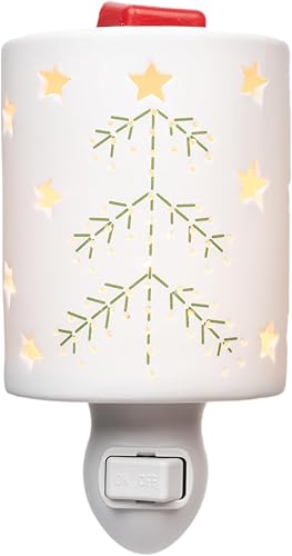 Scentsationals Calentador de cera de acento navideño, derretidor de cubo de cera perfumada, complemento de fragancia eléctrica, ambientador y