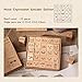 25Pcs Cute Emoji Rubber Stamps Set – Wooden Mini Rubber Stamps for Journaling, Scrapbooking, Card Making, DIY Crafts, Emotion Rubber Stamps for Planner & Diary