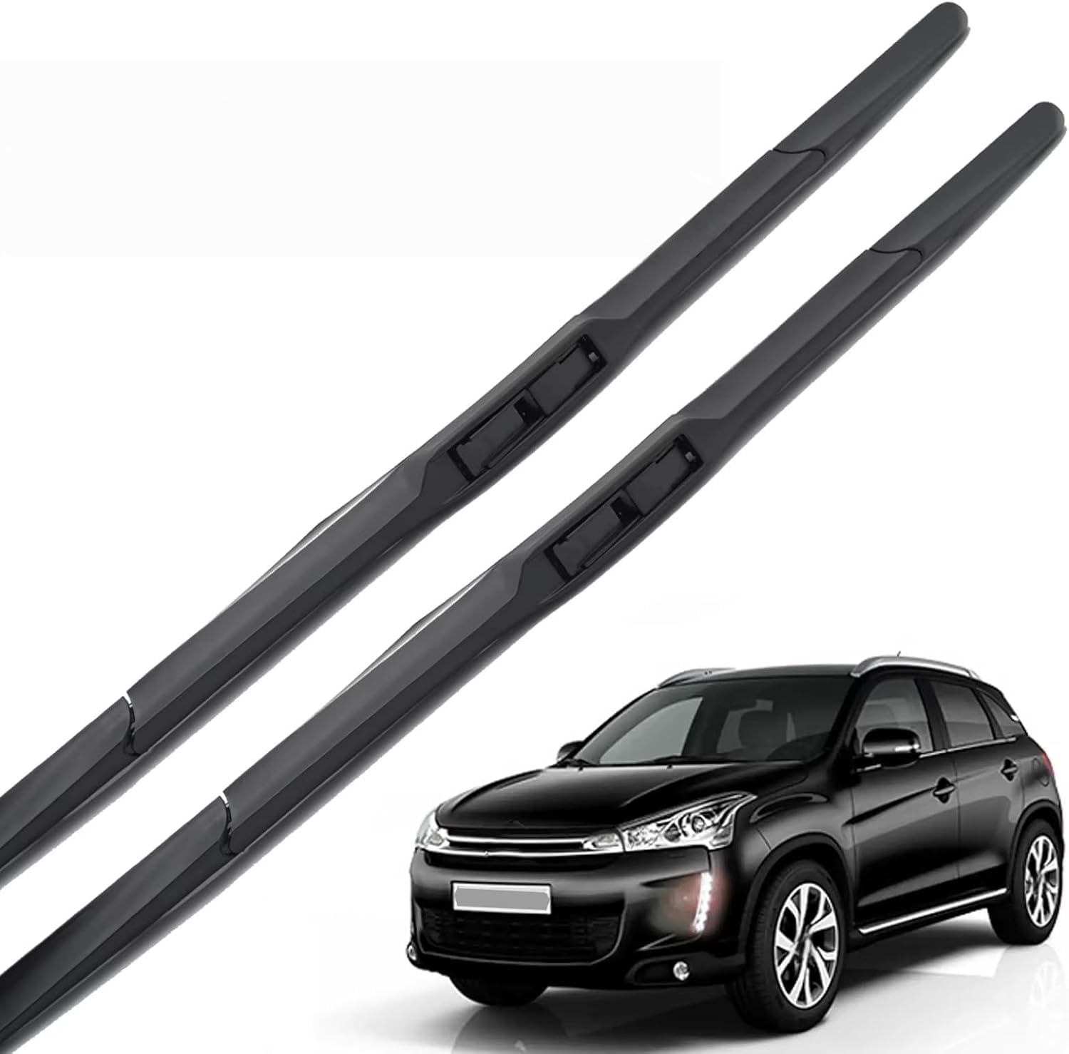 nwsplmy Front Windscreen Wiper for Suzuki Jimny 2008-2018 18"+16", Silent All-Season Replacement Blades Streak-Free Easy Install