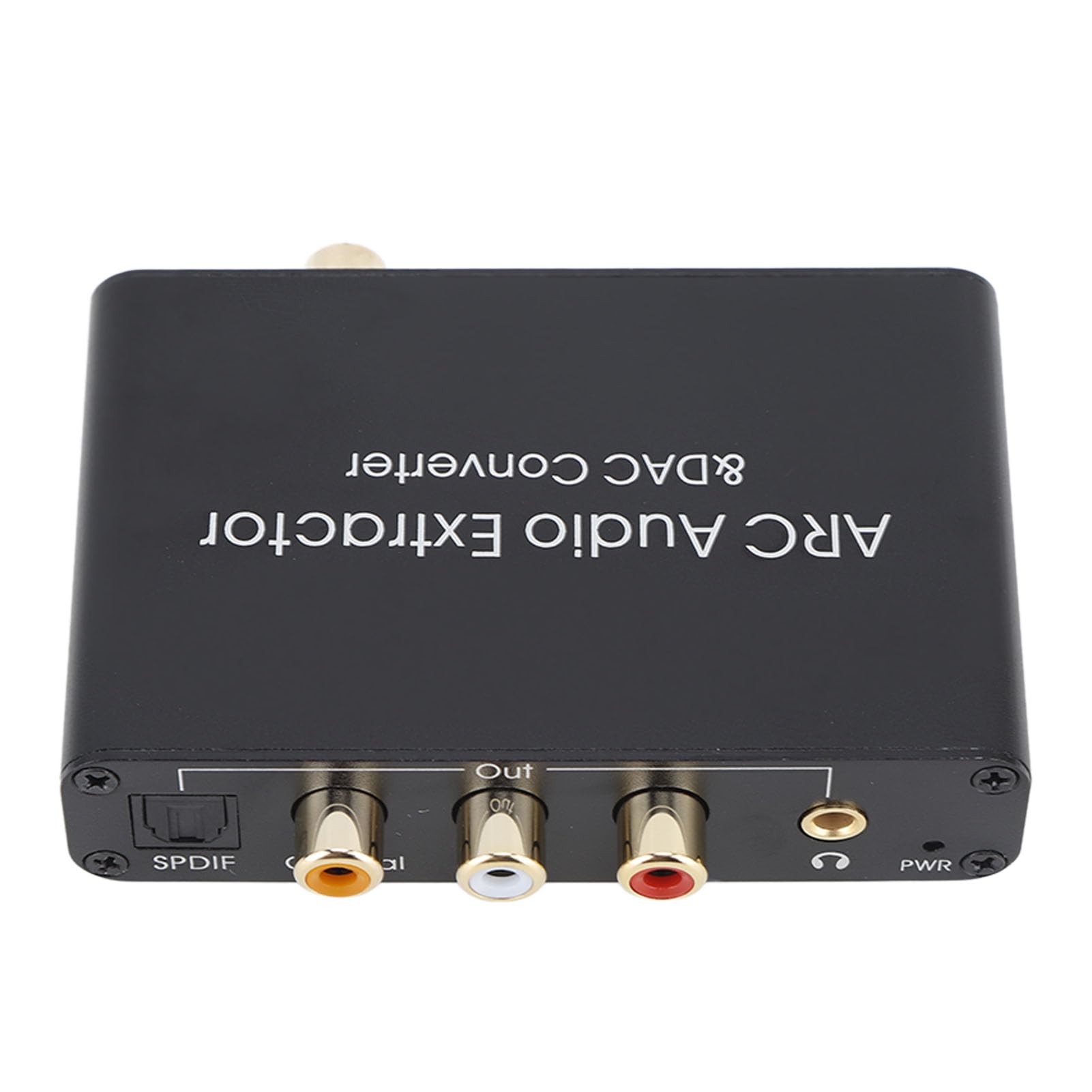Chrees Convertitore Audio Digitale-analogico DAC, Estrattore Audio ARC con Uscita Ingresso Coassiale in Fibra Ottica, Trasmissione a 5.1 192KHz, per Controllo Volume Cuffie