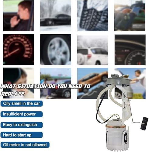 Miniatura 5 de Bomba de combustible eléctrica E8366M para 1991-1997 Passat 1997-2002 Cabrio 1993-2003 Eurovan 1993-1999 Unidad de envío de Golf Jetta para repuesto