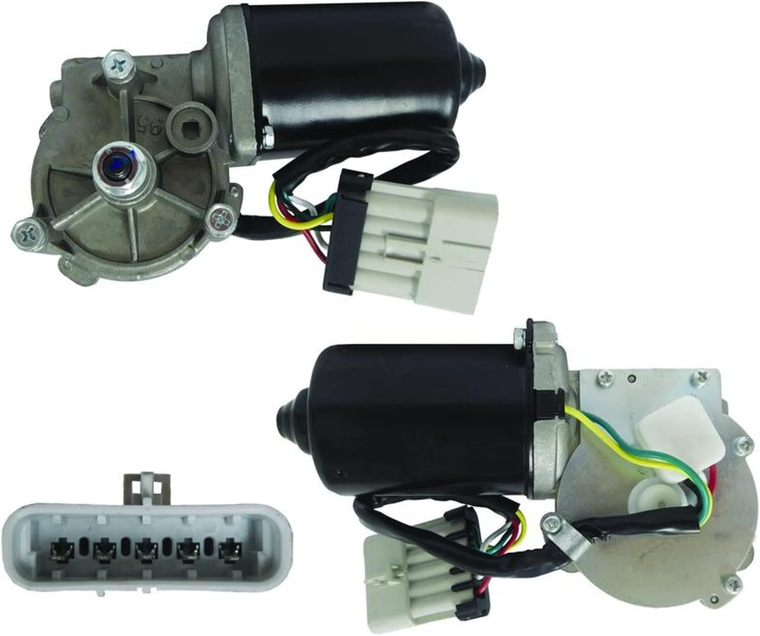 Premier Gear PG-WPM8020 Windshield Wiper Motor Front Wiper Motor Replacement for International 9900Ix SFA (01-03), 9900I SFA (00-03), 9400I SBA (00-11), 9400 (90-00), 9200I SBA (00-11)