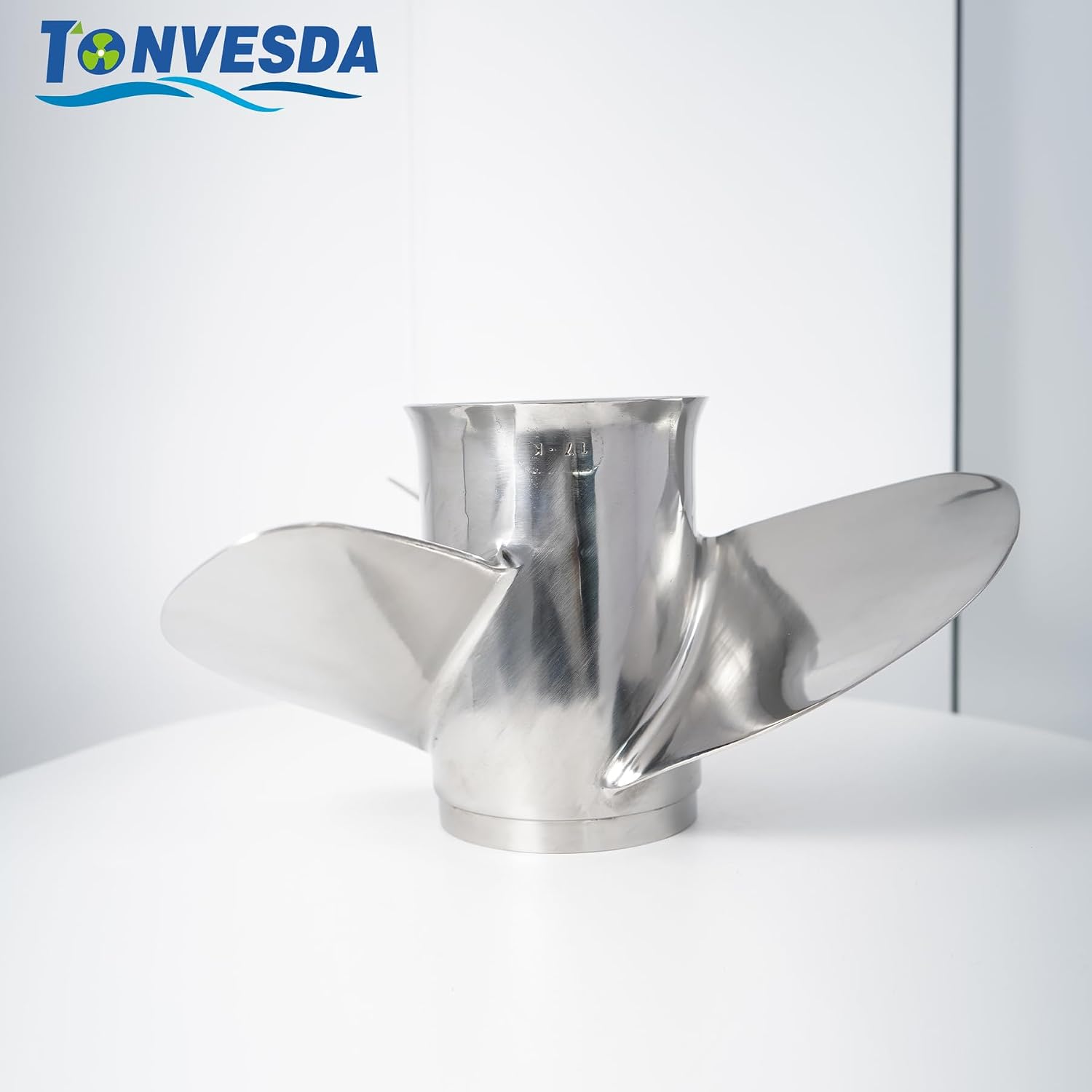 Upgrade 13 x 19 Stainless Steel Outboard Propeller for Yamaha Engines 50-130 HP,15 Spline Tooth,RH