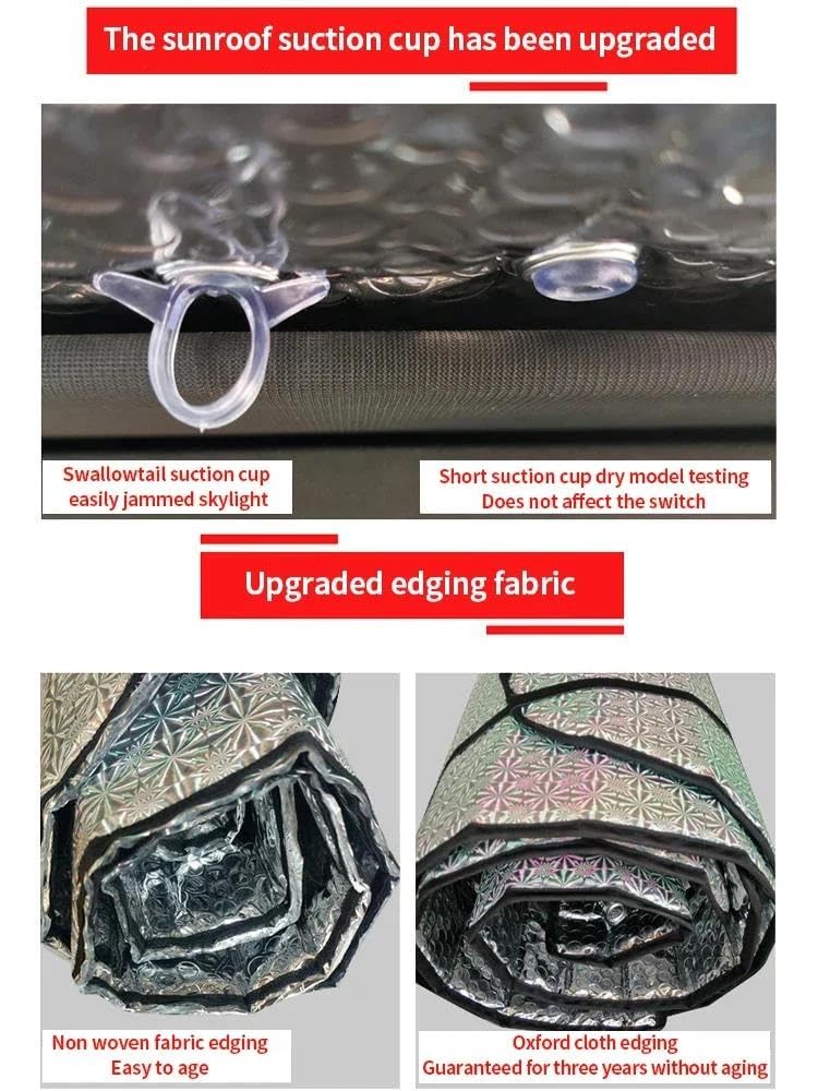 Auto Tetto Apribile Parasole Per VW Per Tiguan MK1 5N 2008 2009~2014 2015 2016 Tetto Protezione Solare Isolamento Termico Parabrezza Accessori Tendine Parasole Auto