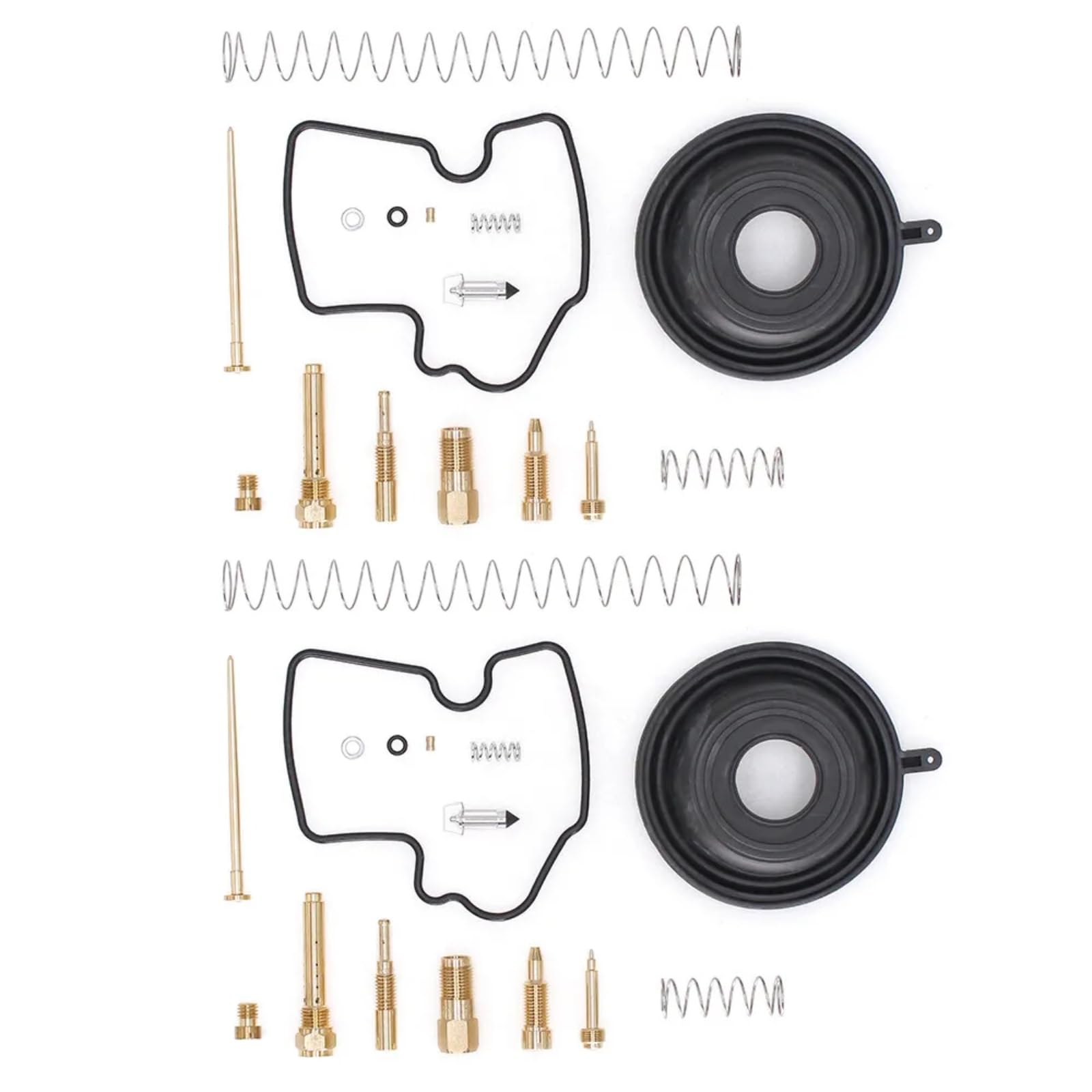 Kit Carburador Repuesto Kit Reparación Carburador Motocicleta, Juego Reconstrucción Carburador, Junta De Diafragma Vacío Compatible Con Para Prairie 650 KVF650 ATV 2002 2003