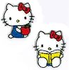 Kiyohara Sanrio Characters Mini Patch, Iron-on KT Kitty, 2-Pack RIO-3001