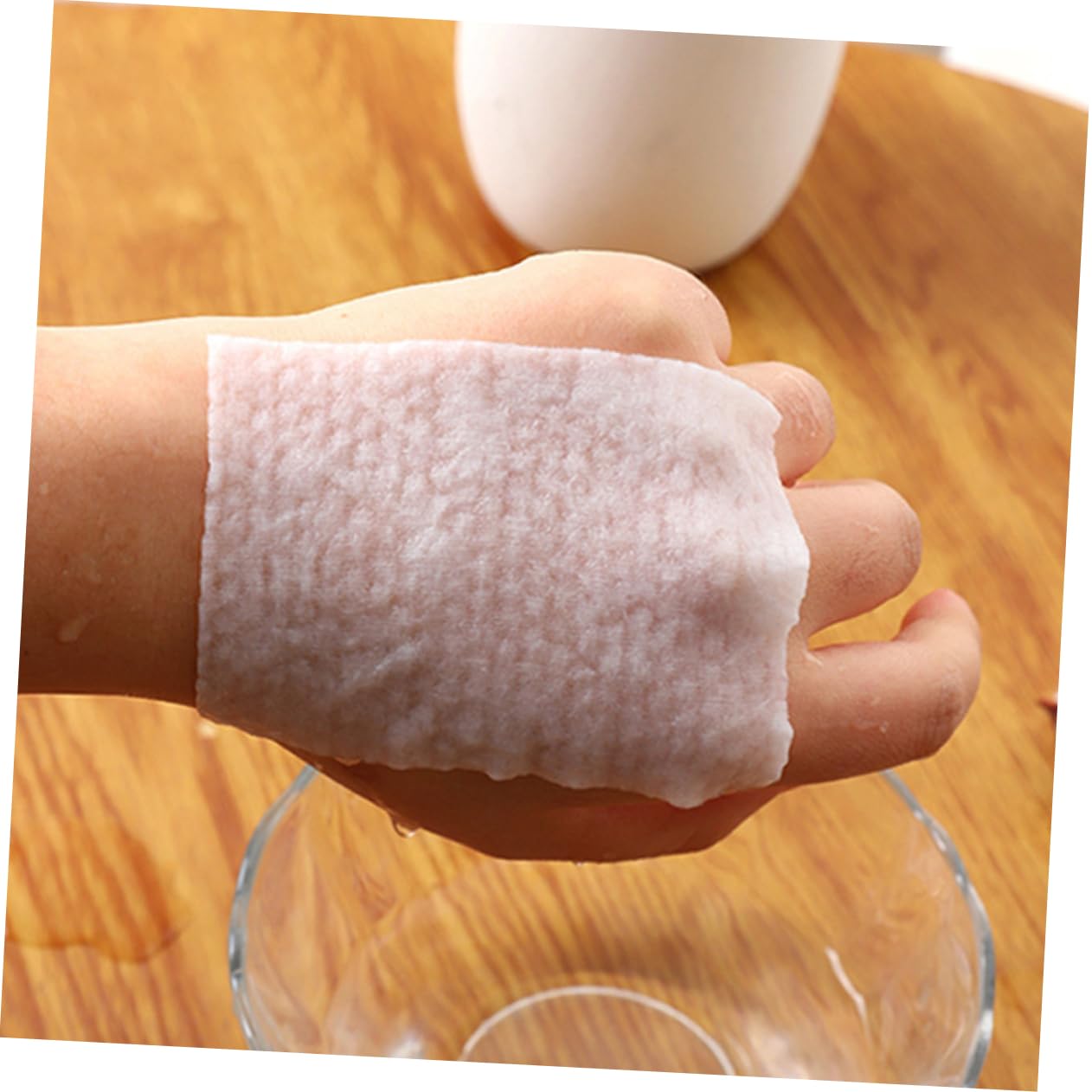 BELLIFFY Compressed Facial Pads Makeup Removal Face Cleansing 1 Pack Pearl Texture