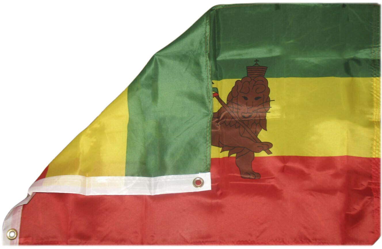Ethiopia Lion Rasta Flag Print Embroidered Badge Patch – Unbranded