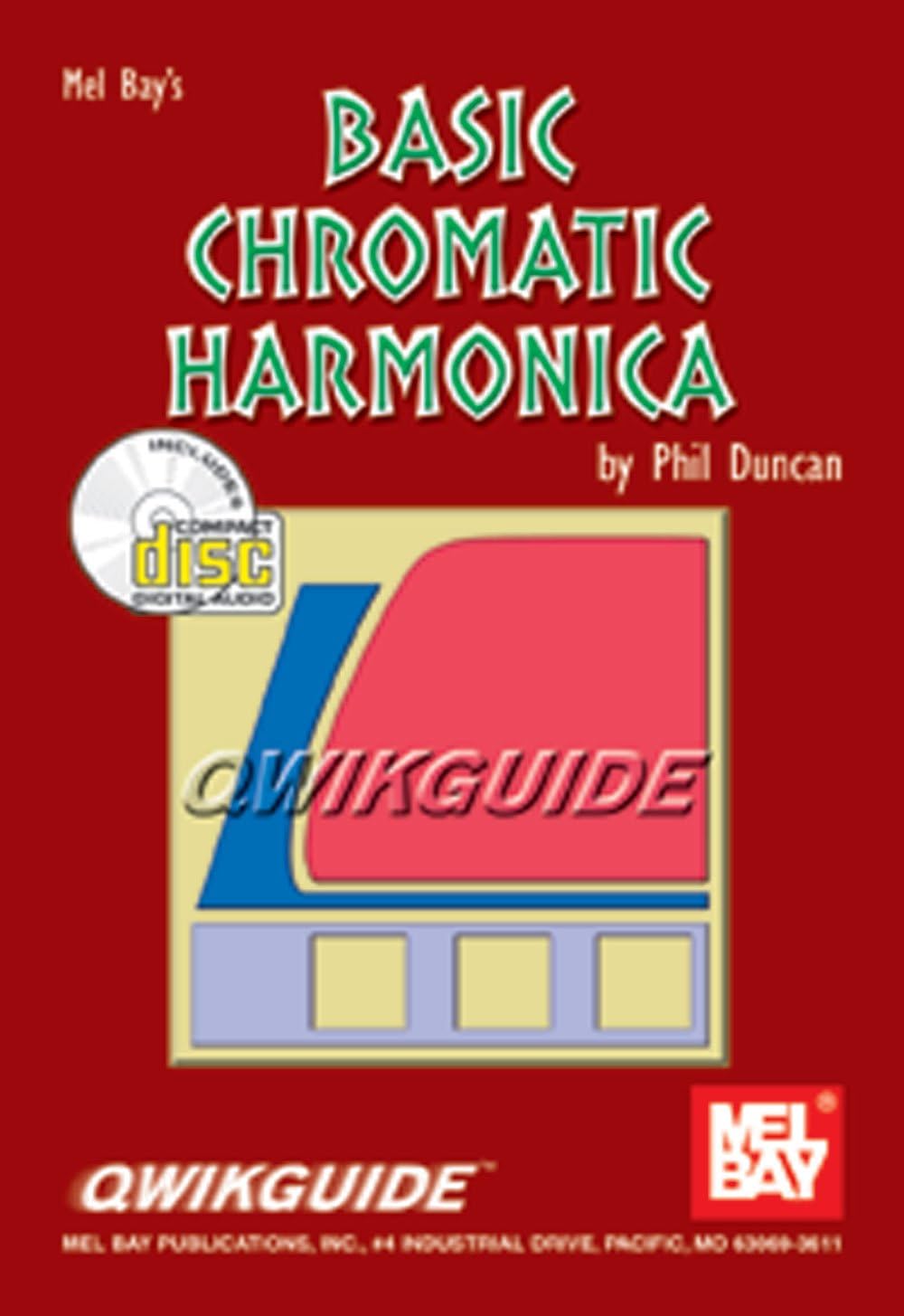 Basic Chromatic Harmonica Book with CD Musical Instruments