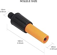 Vista 6 de Garden Hose Connectors Fitting Set Hose Pipe Quick Connector Inlet Adapter for Reels and Carts, Water Connection, Hosepipe Fitting Fits 1/2 & 3/4