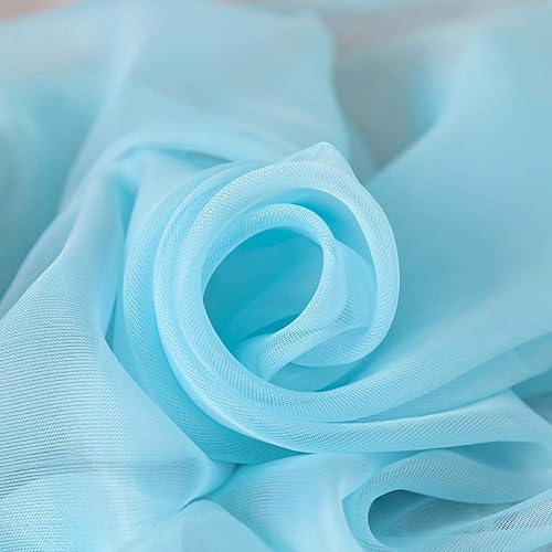 Miniatura 10 de BOYOUTH - Cortina de gasa para decoración del hogar, boda, 1 panel