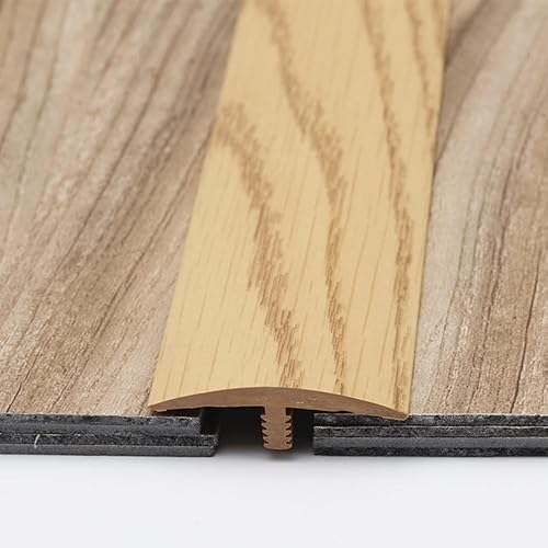 Miniatura 2 de KADEUX Tira de transición de umbral de PVC, tiras de conexión de borde cortable, tiras de conexión de huecos, tiras de cubierta de piso de 35.4 in