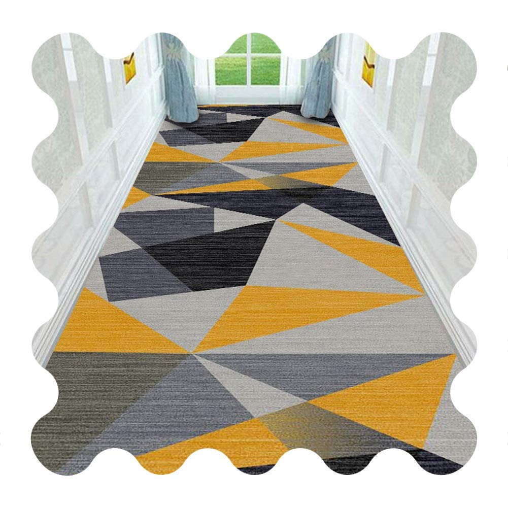 Tapis de passage d'allée ZRUYI moderne antidérapant pour grand couloir
