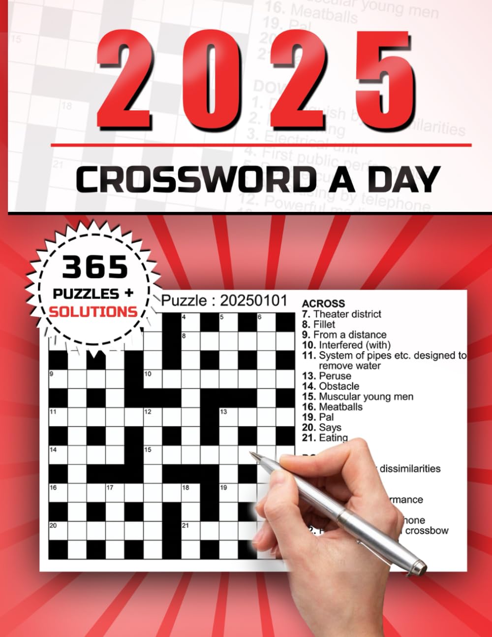 Crossword A Day 2025: 365 Puzzles + Solutions